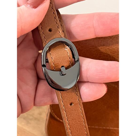 Eberle Genuine Leather Shoulder Bag Made in Brazil Vintage Y2K Minimalist Purse - Picture 10 of 16